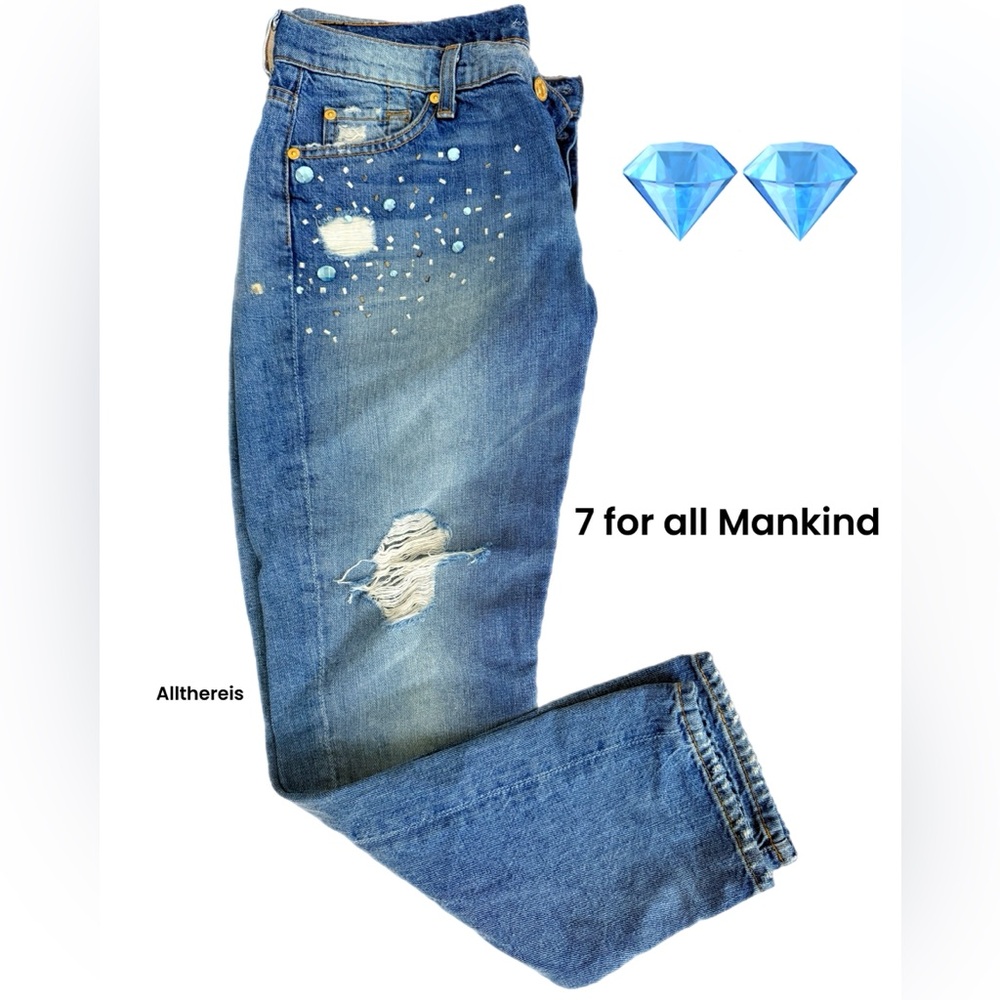 🎉💎7 For all mankind jeans with crystals 27